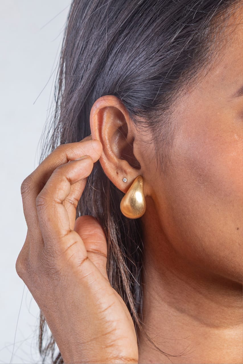 Gold Teardrop Earrings
