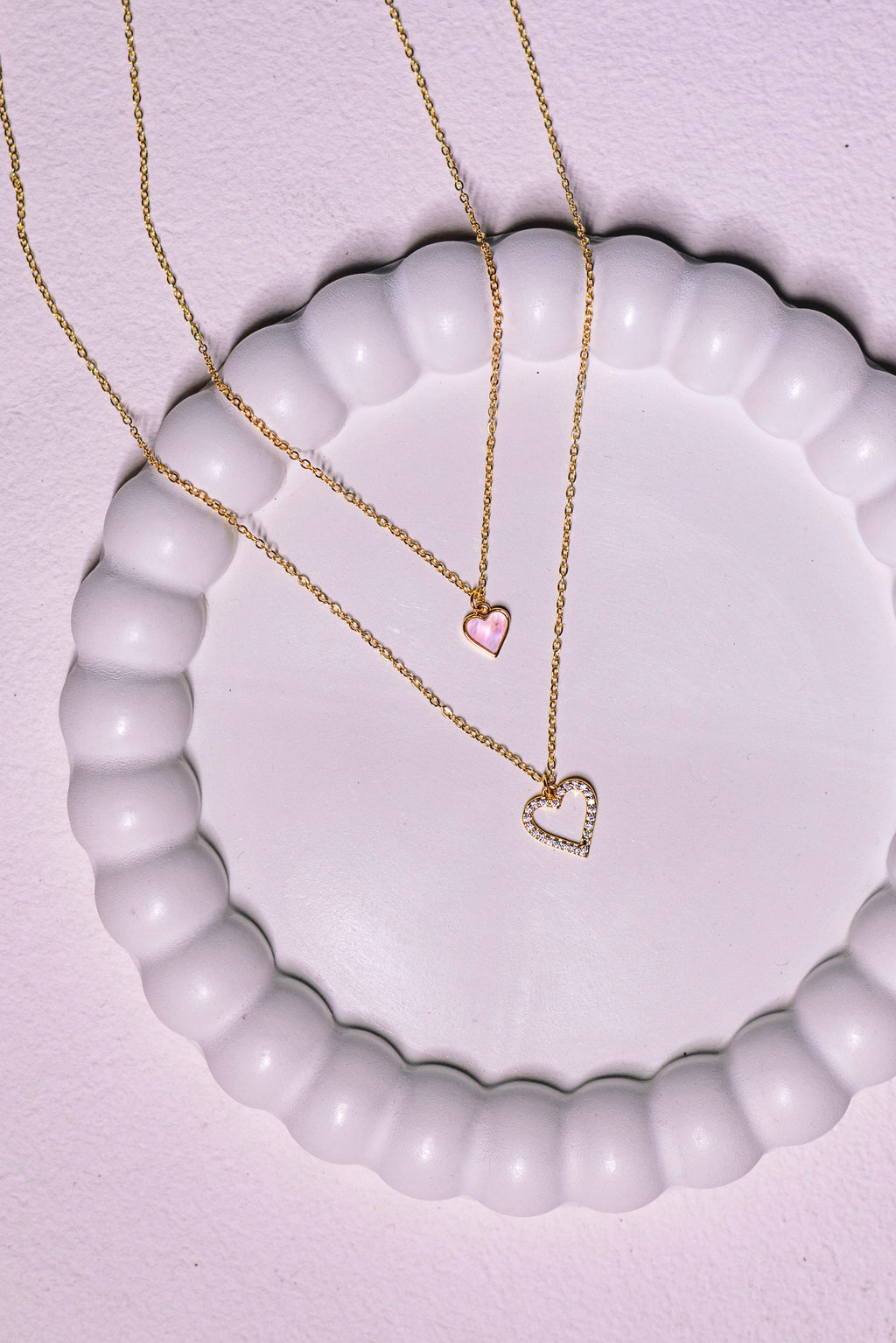 Layered Heart Necklace