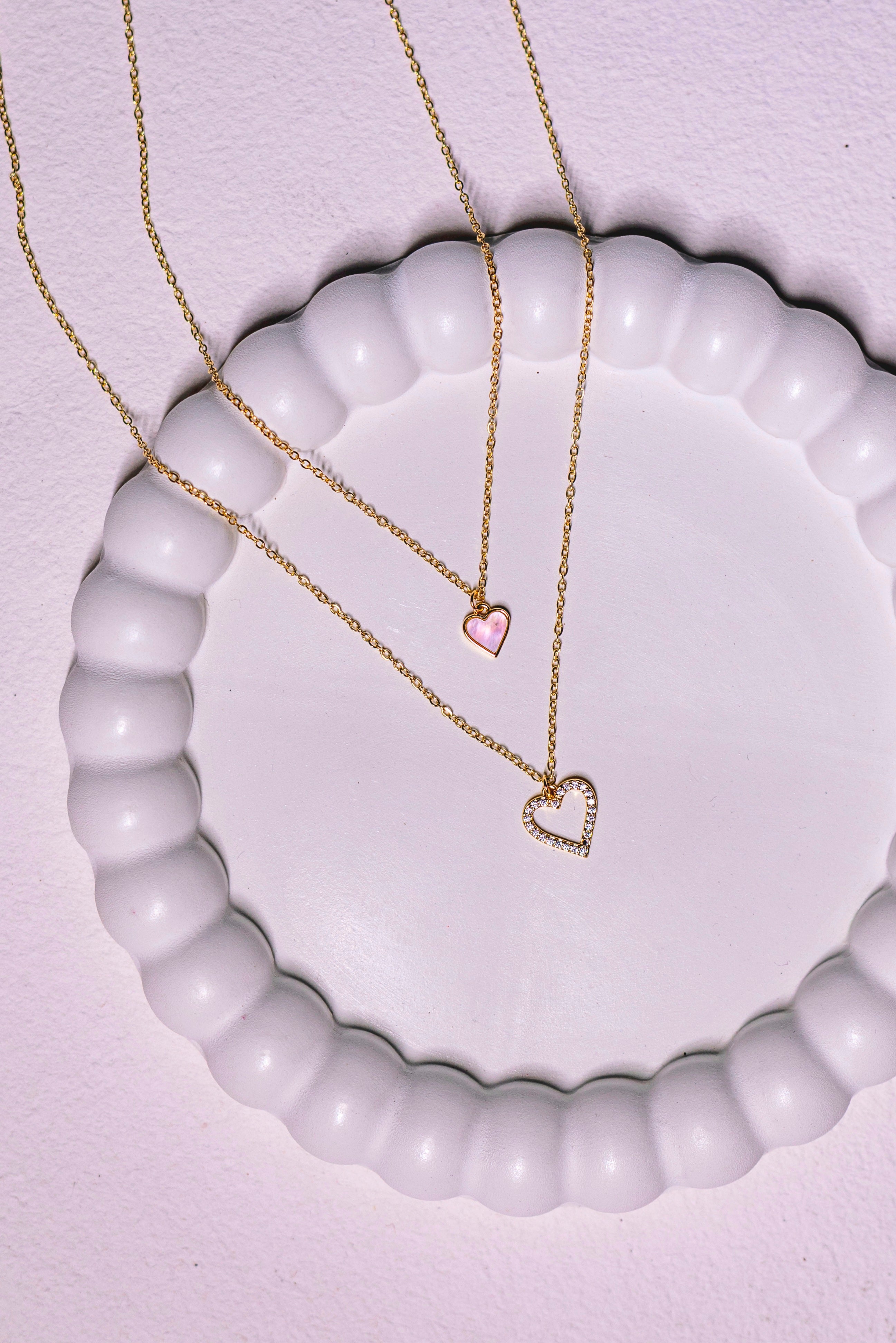 Layered Heart Necklace