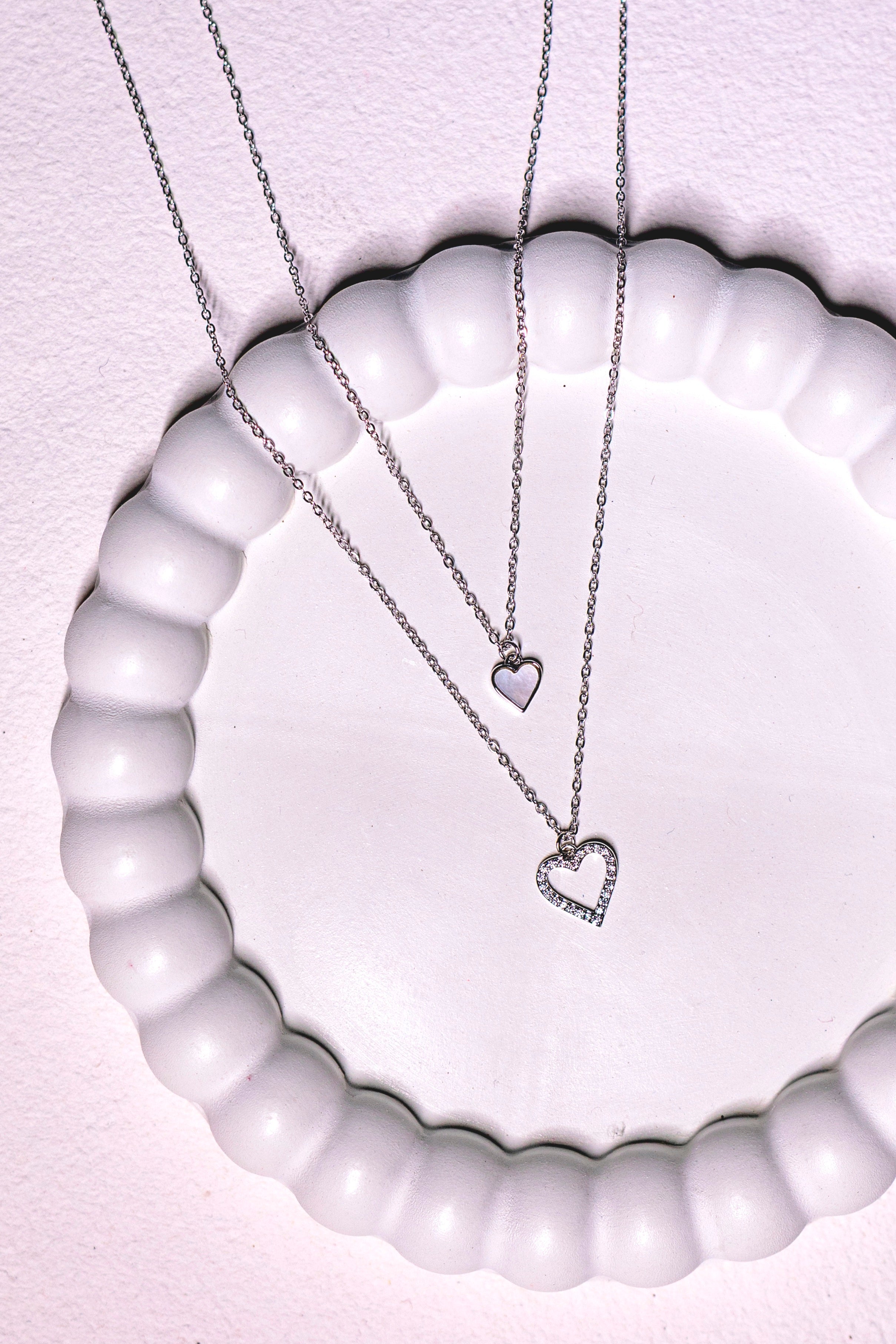 Layered Heart Necklace