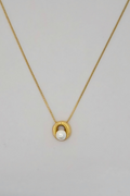 Halo Pearl Necklace