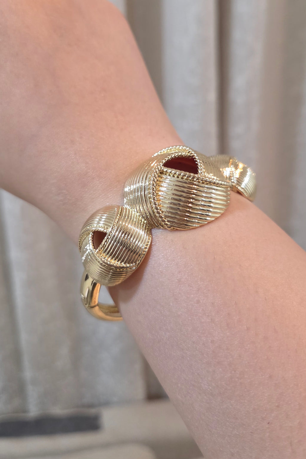Gilded Knot Bangle