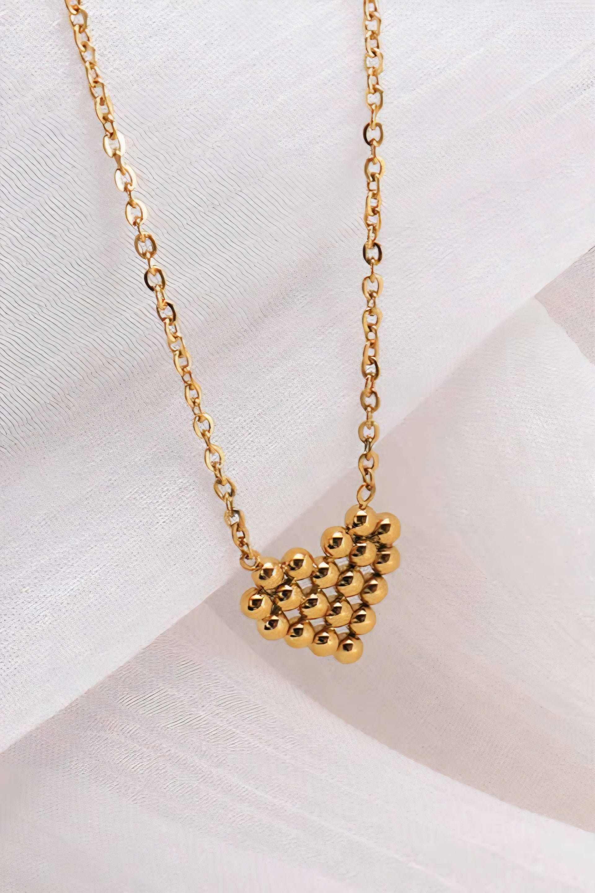 Beaded Heart Necklace