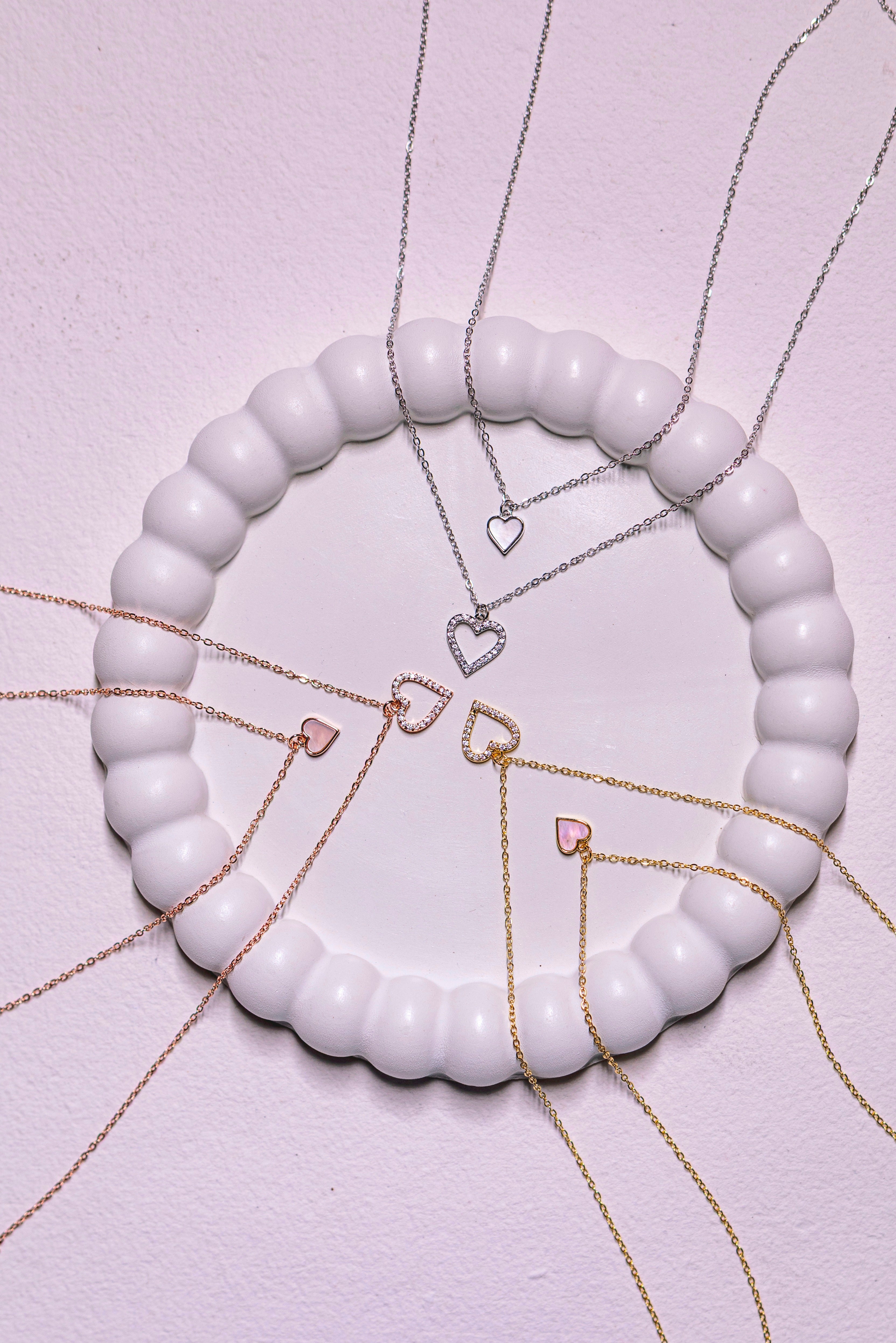 Layered Heart Necklace