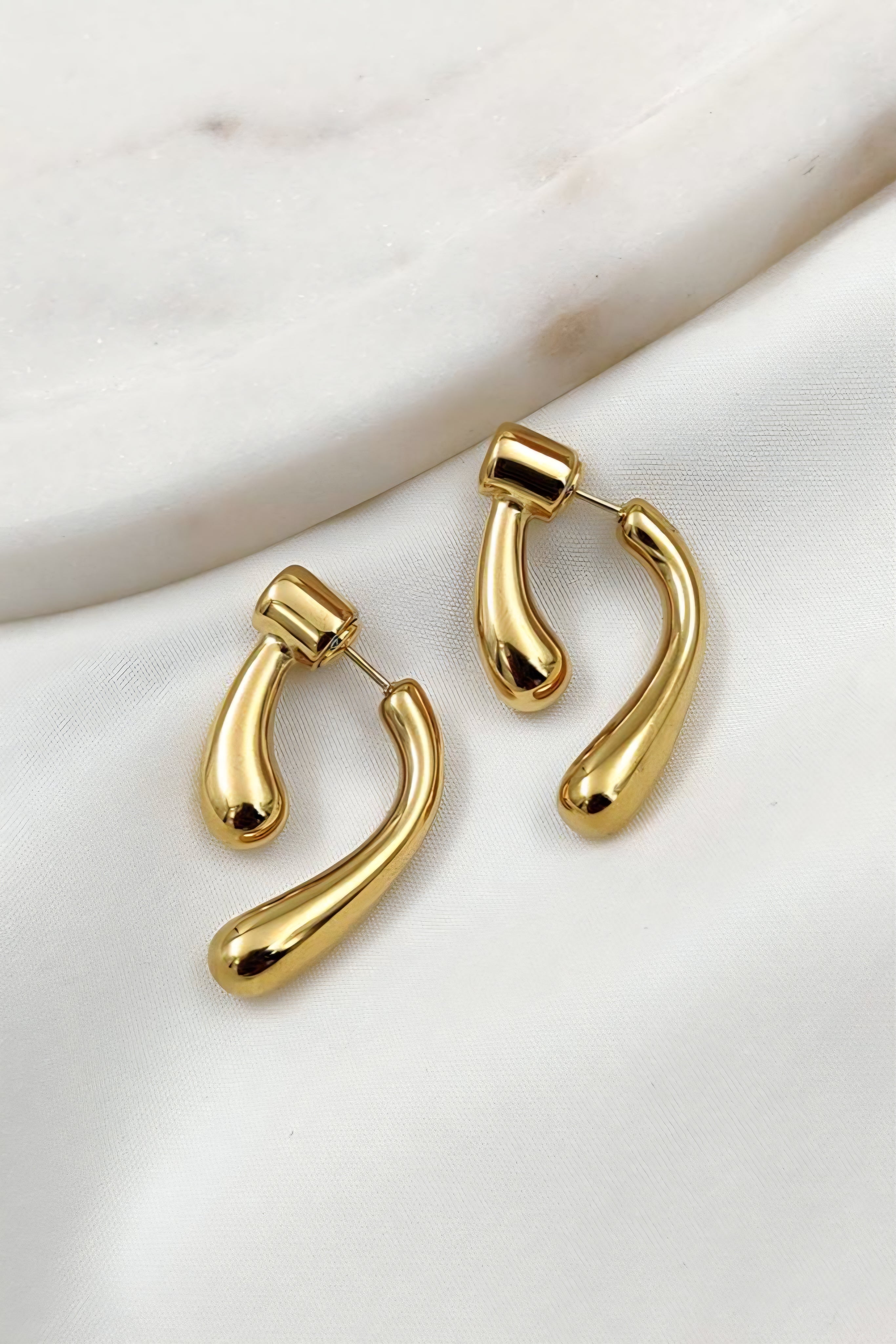 Sculpted Drop Earrings