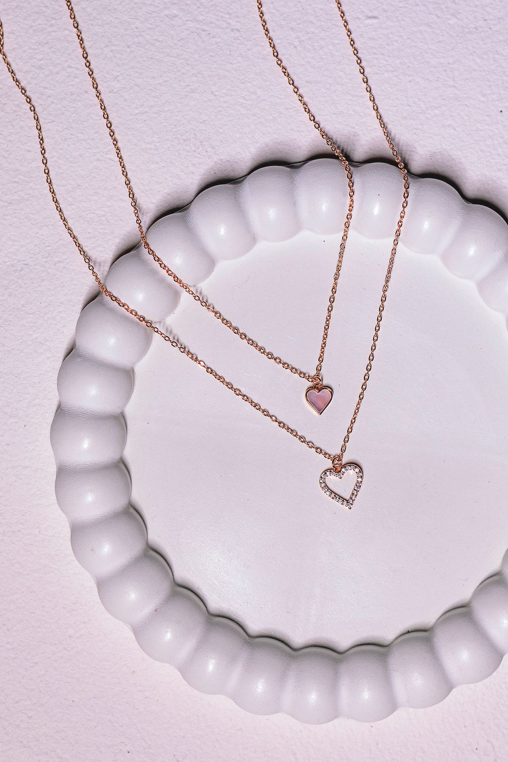 Layered Heart Necklace