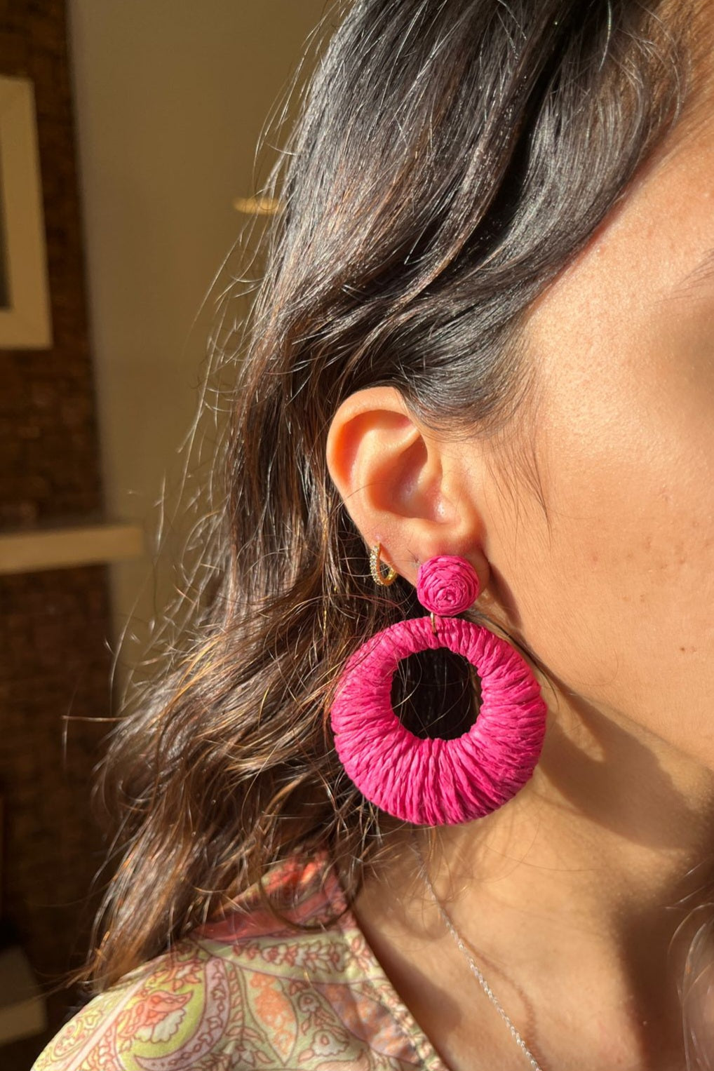 Raffia Bohemian Earrings