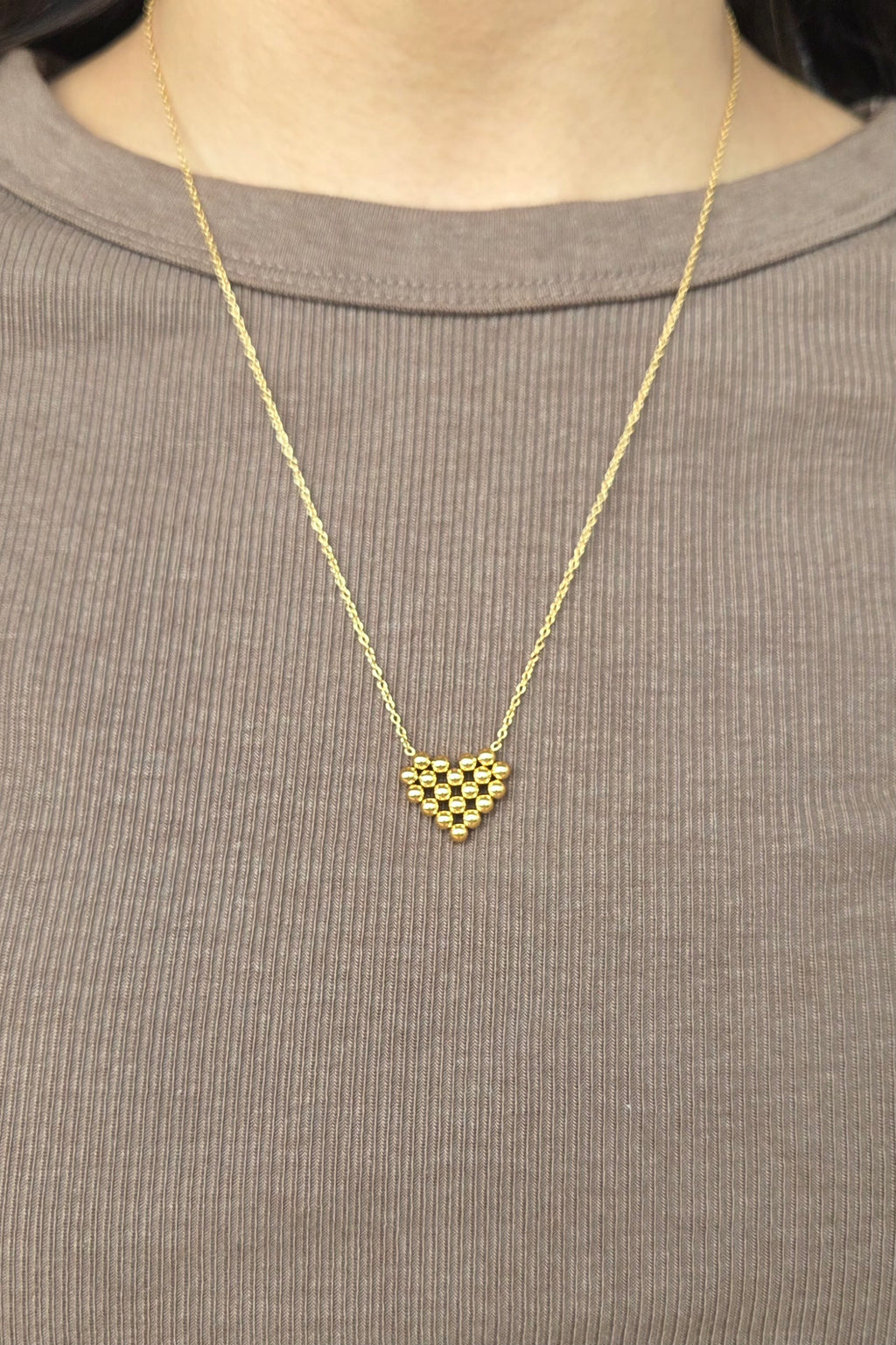 Beaded Heart Necklace