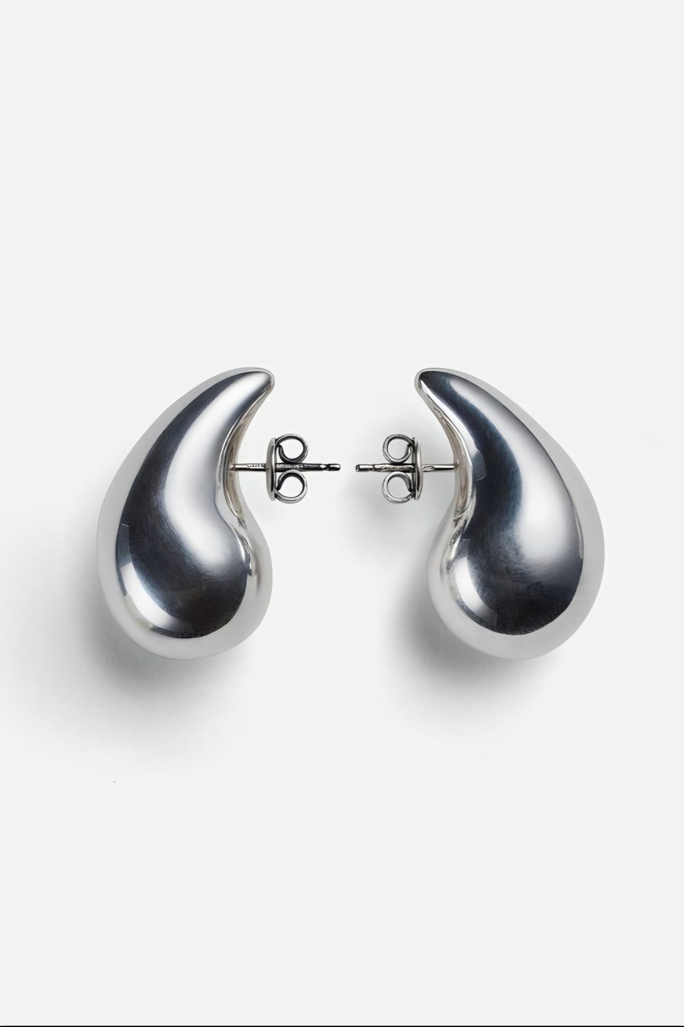 Silver Teardrop Earrings